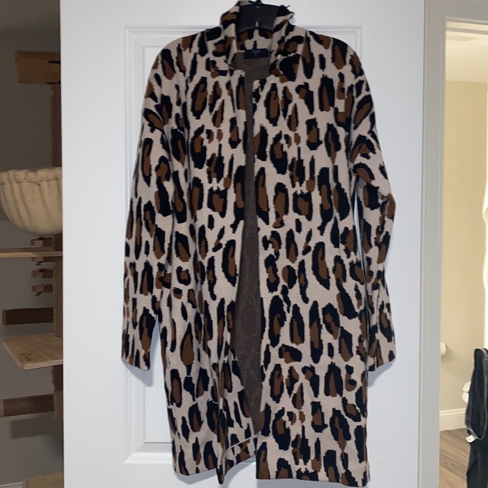 Leopard print Tahari cardigan
